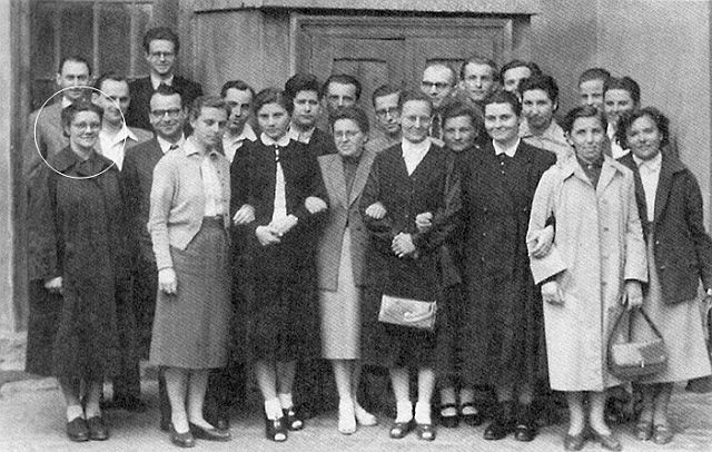 Gyülekezeti csoportkép – ötvenes évek