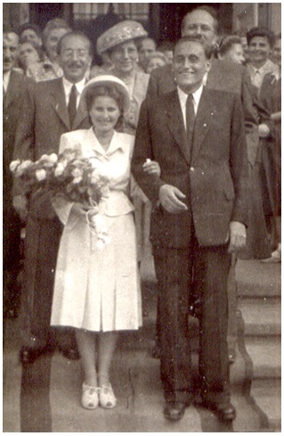 házasságkötés 1949 Budapest - Cziniel Julianna 1925-1991